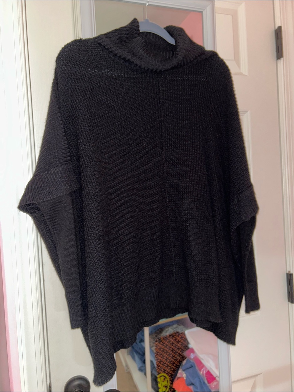 Alya Oversized Black Sweater
